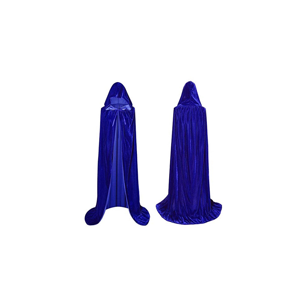 Disfraz Capa larga de terciopelo con capucha unisex talla M