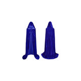 Disfraz Capa larga de terciopelo con capucha unisex talla M