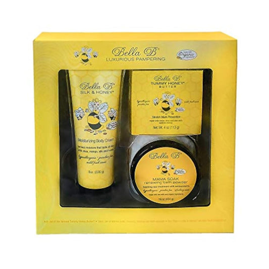 Bella B Naturals Set de regalo, Crema de seda y miel