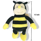 Peluche  forma de abejorro con cara de sonrisa y alas 12.0in