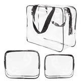 Clear Cosmetic Bag TSA Air Travel Toiletry Bag Set Vinilo