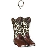 Botines de vaquero para fotos o globos (1 unidad)