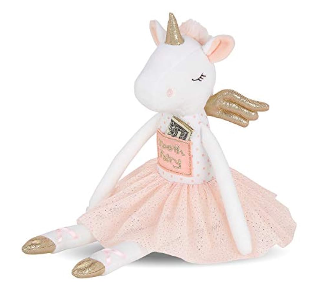 Muñeco de peluche suave con dientes de unicornio
