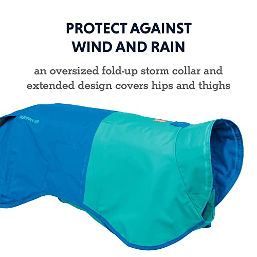 RUFFWEAR, Chubasquero para perro, impermeable y resistente al viento para clima húmedo