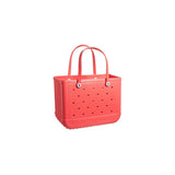 Bolso de mano impermeable lavable antivuelco color coral