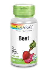 Solaray Remolacha raíz Cápsulas, 605 mg, 100 Count