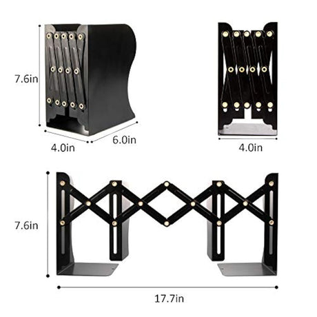 Sujetalibros ajustables sujetalibros de metal para libros