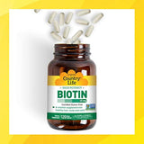 Biotin High Potency 10 mg 120 cápsulas de veg