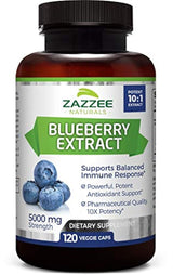 Extracto de arándanos de fruta entera,5000 mg de fuerza,120