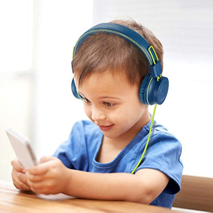 Audífonos Auriculares con cable de niños plegable ajustable