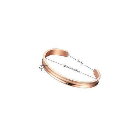 Pulseras y tobilleras de acero inoxidable Zuo