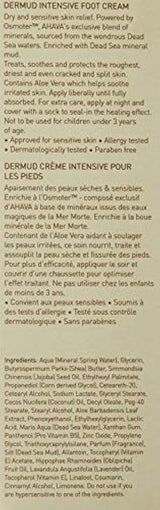 Crema de pies intensiva Dermud de AHAVA, 3.4 onzas líquidas