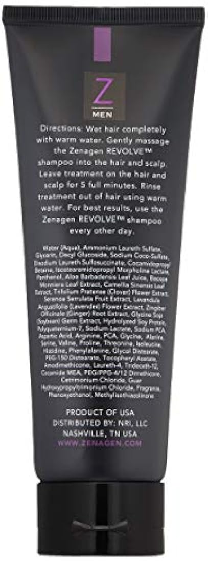 Zenagen Revolve - Champú para hombre, 6 onzas líquidas