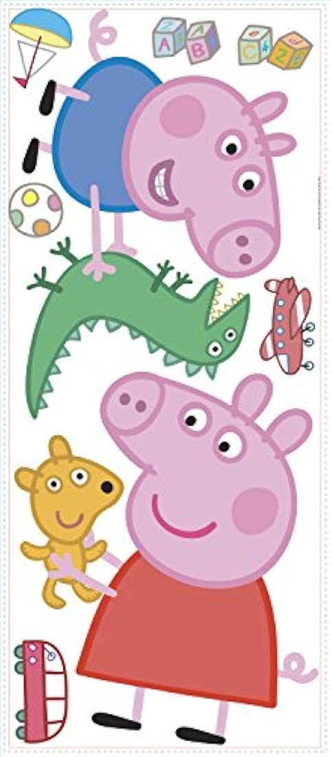 Peppa Pig y George decorativo para pared