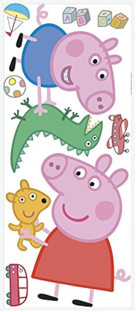 Peppa Pig y George decorativo para pared