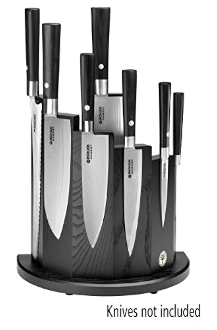 Boker - bloque de madera magnético para cuchillos, Negro