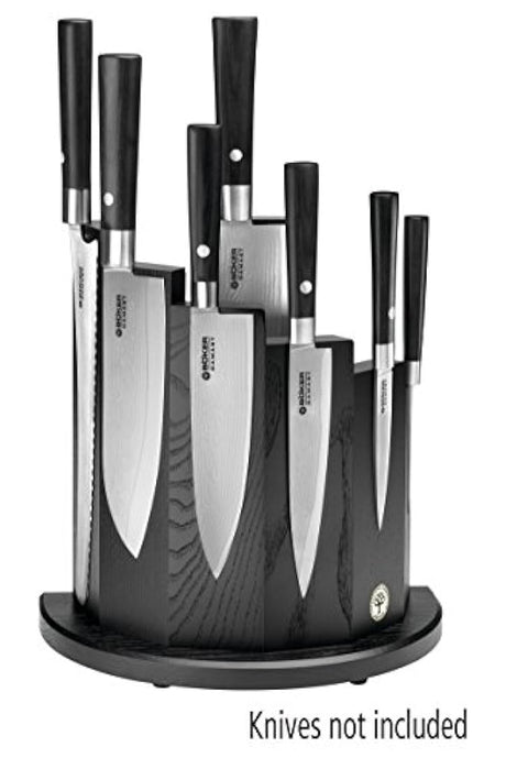 Boker - bloque de madera magnético para cuchillos, Negro