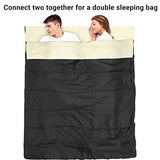Ohuhu - Saco de dormir compacto, para 3 estaciones, para clima cálido, ligero, portátil, saco de dormir para adultos y niños, con bolsa de transporte para camping, senderismo, mochila y al aire libre 59 ℉-77 ℉