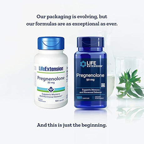 Pregnenolone 50 Mg, 100 cápsulas