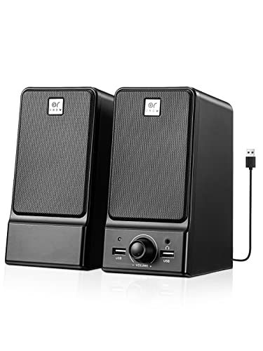 Altavoces USB para computadora duales de 8 W para laptop