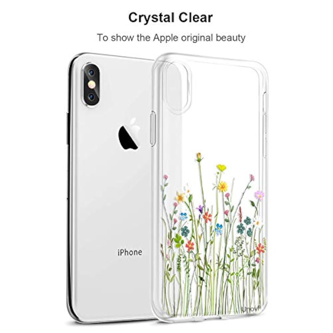Unov - Carcasa para iPhone Xs y iPhone X  de5,8 pulgadas