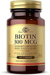 Biotin 300 mcg 100 Tab - Pack de 3