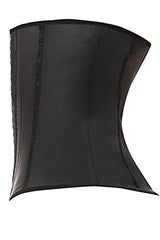 Lady Slim Cintura de látex colombiano Cincher / Trainer / Trimmer / Corset Weight Loss Shaper Black V2 L