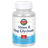 kal estrés B Mag glicinato, color blanco, 60 Count