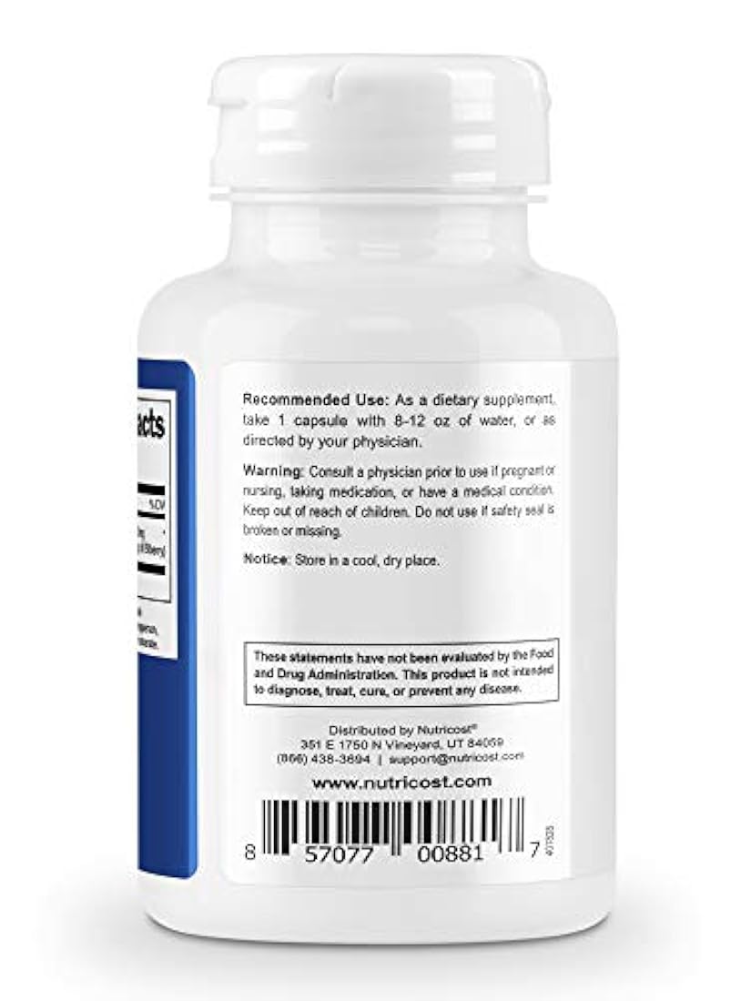 Nutricost Bilberry Capsules 1200mg 90 Cápsulas Vegetarianas