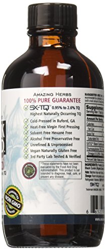 Aceite de semilla negra Premium de Amazing Herbs