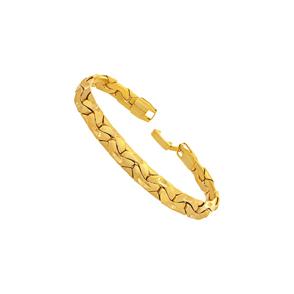 Pulseras chapada en oro de 24 quilates para mujeres