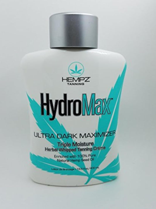 Hempz, Hydro Max Loción de bronceado para salón Ultra Oscuro