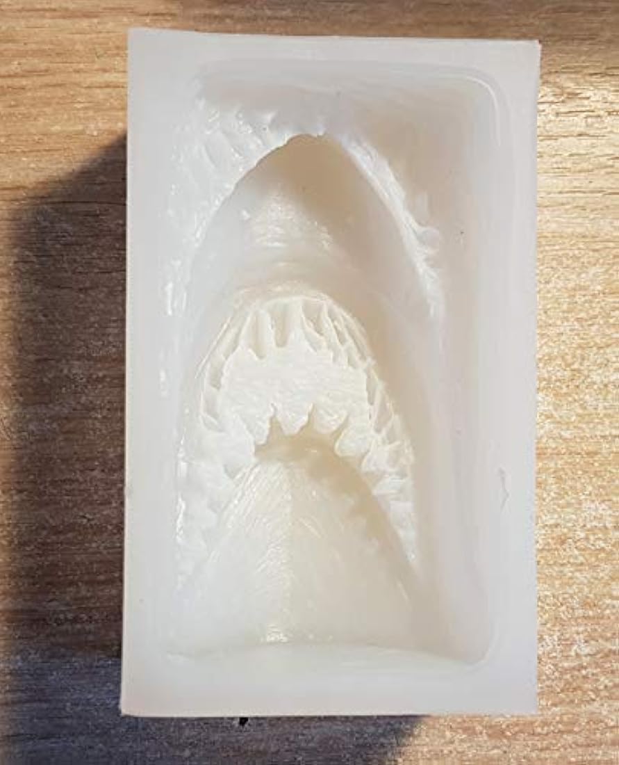 Jaws - Molde de silicona para yeso (cera de resina, tiburón de arcilla)