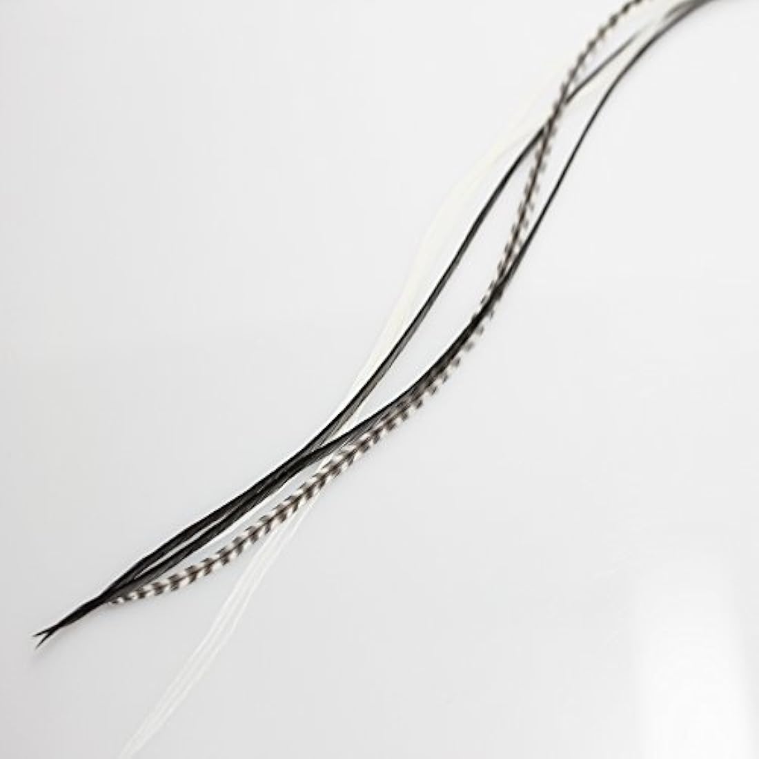 Arete auténtica hechos con plumas de Gallo