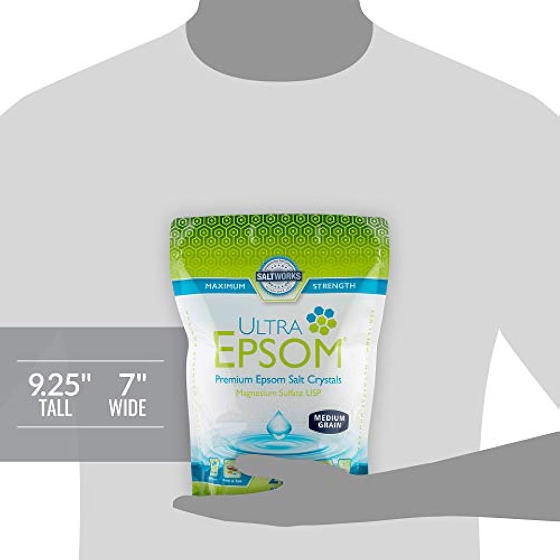 Ultra Epsom Premium - Sal de Epsom, Mediano