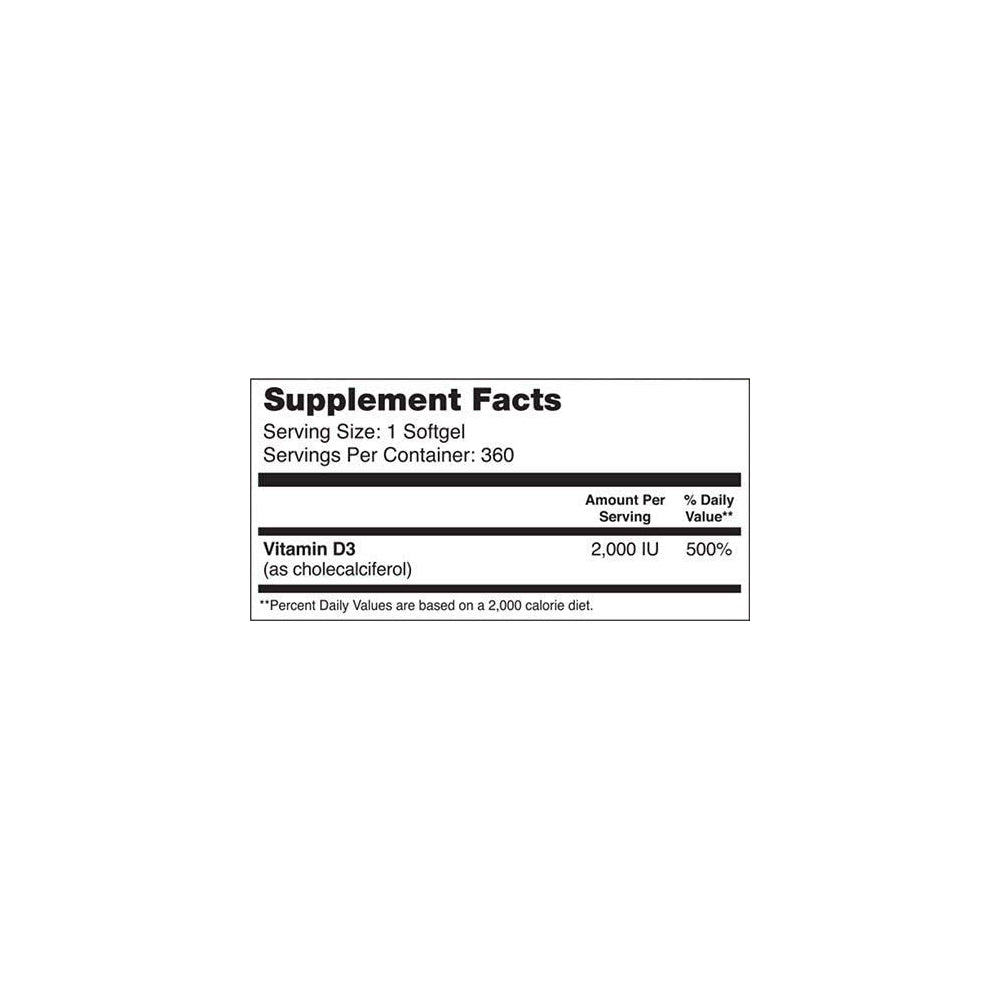 Suplementos Alimenticios  Cápsulas de gel de vitamina D3