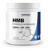 Nutricost HMB polvo (beta-hidroxi beta-metilbutirato)