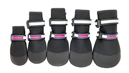 Botas protectoras para patas de perro en neopreno, para todos los climas, con correas retráctiles en 5 tamaños.