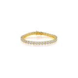 Pulseras y tobilleras de oro para hombres y mujeres chapadas