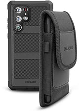 Encased Funda para cinturón 2 en 1 con funda resistente para Samsung Galaxy S22 Ultra – Funda a prueba de golpes con clip de nailon balístico (S22-ULTRA)