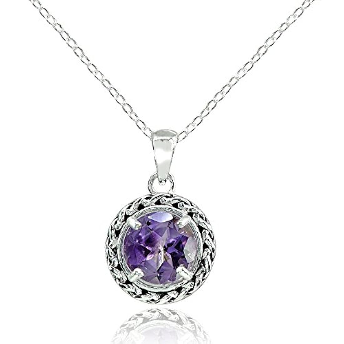 Plata de Ley auténtica ,, o de imitación creado Gemstone