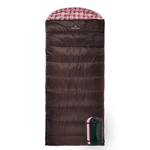 Saco de dormir Teton Sports Celsius XXL (0&nbsp;°F) con saco de compresión incluido