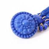 Boderier - Aretes hechos a mano color azul