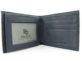 Cartera de piel de cocodrilo genuina piel  suave y delgada