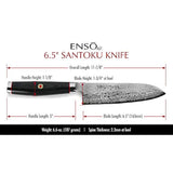 Enso SG2 - Cuchillo Santoku, fabricado en Japón