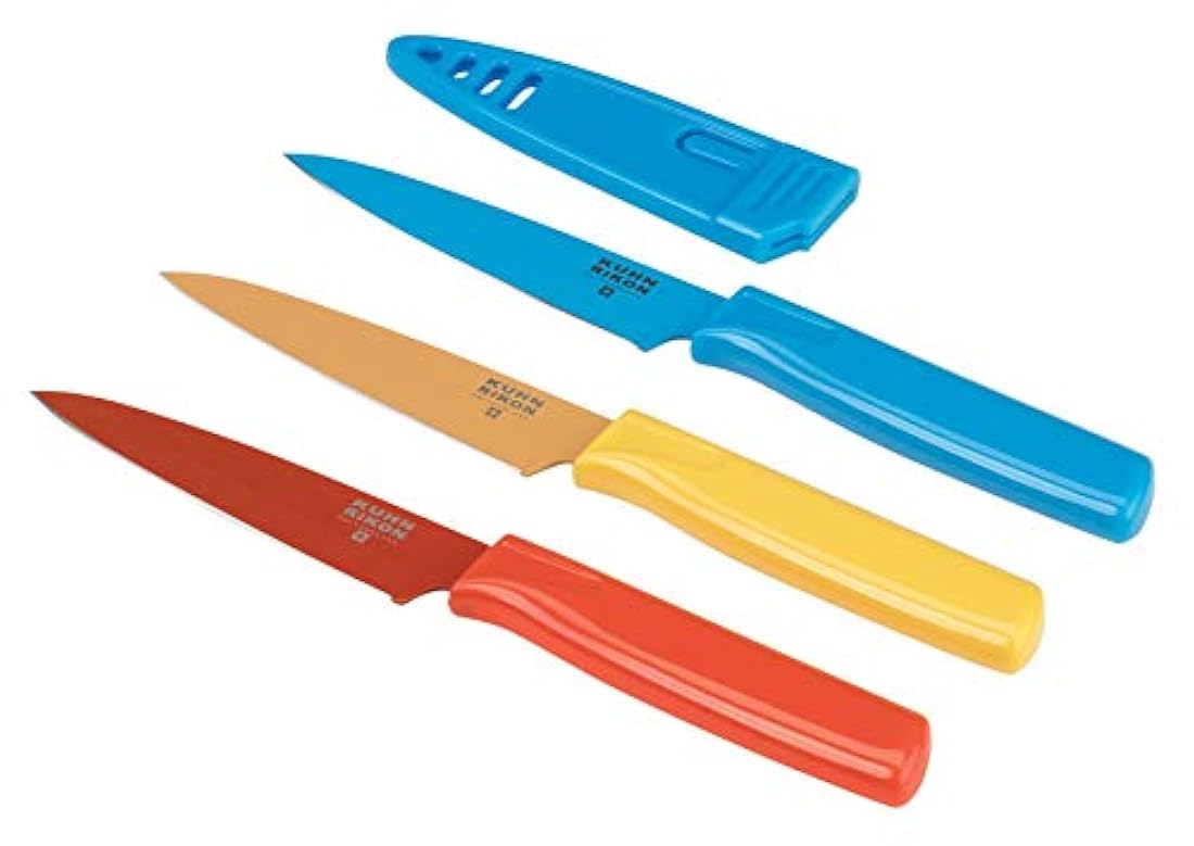 Kuhn Rikon con funda de seguridad Juego de 3 - cuchillos