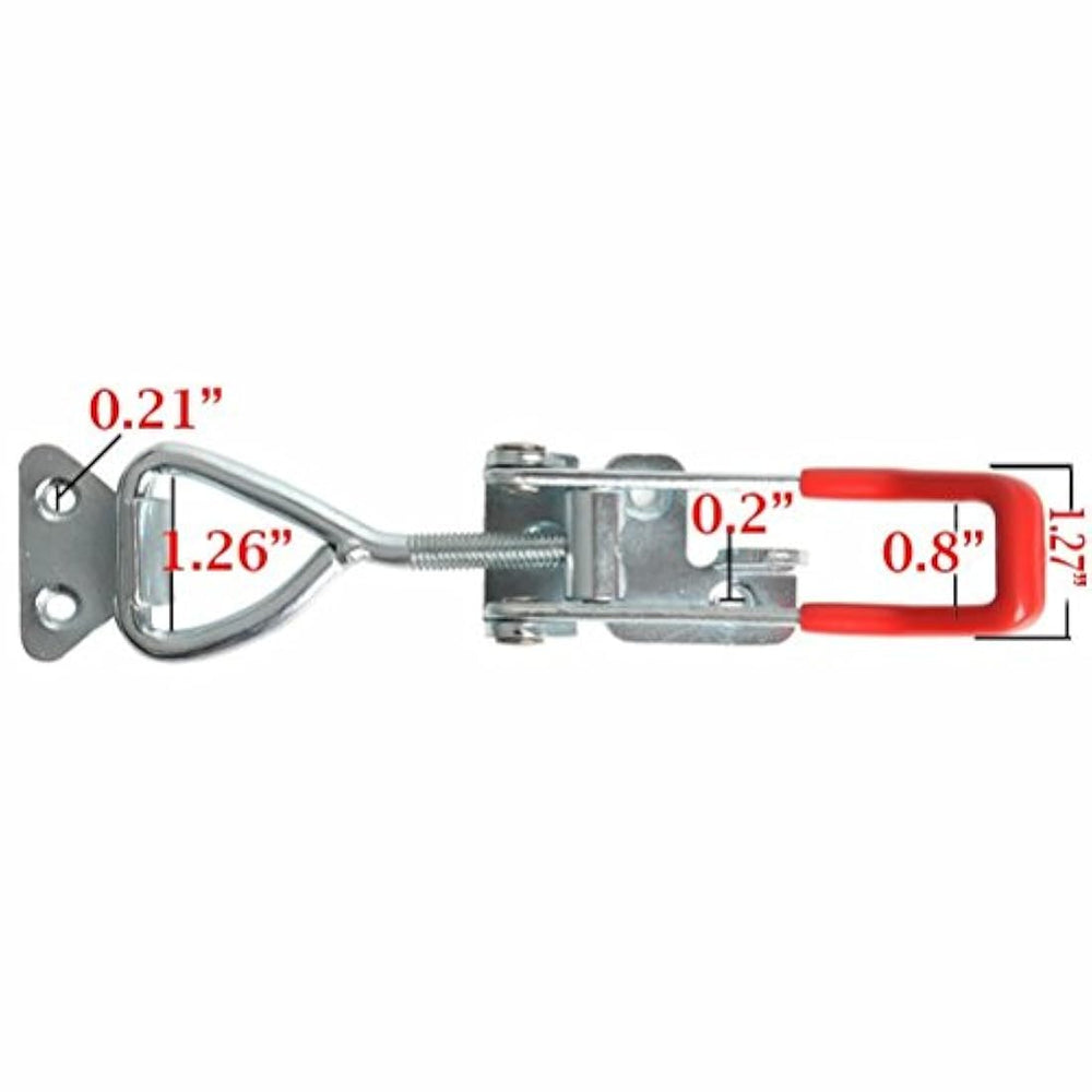 Accessbuy 4003 2 cerrojos de acero con traba,