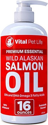 Aceite de salmón para perros gatos y caballos