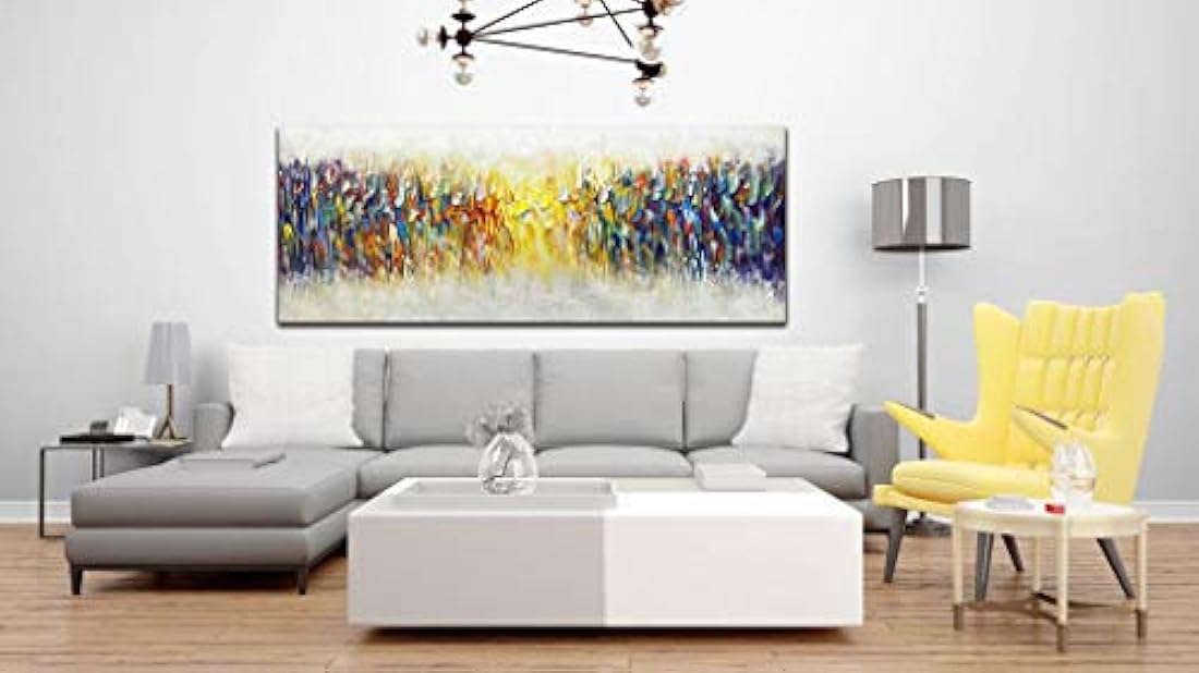 pintado a mano sobre lienzo, arte contemporáneo