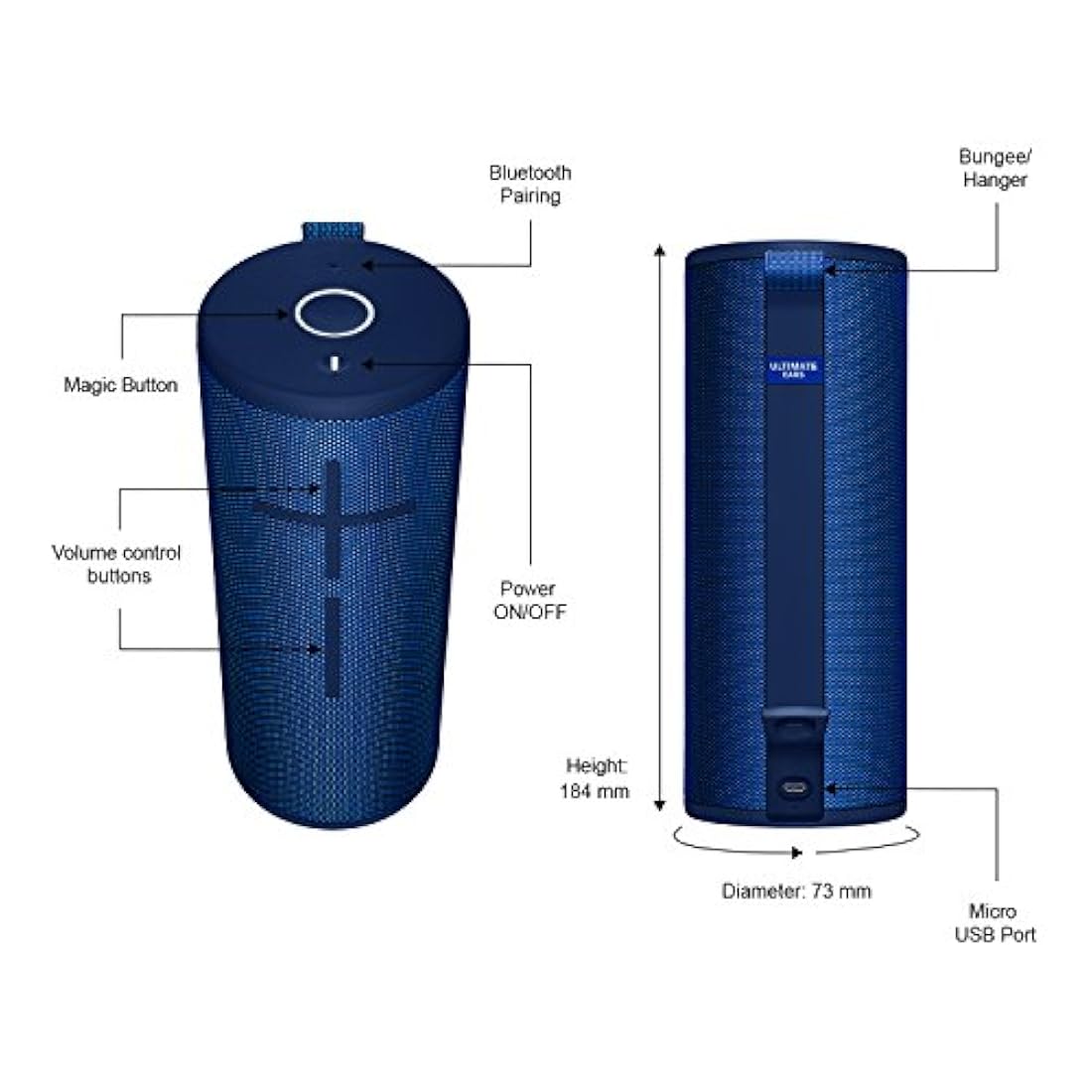 BOOM 3 Parent, parlante acuático sonido bajo el agua